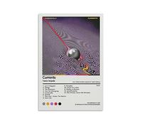 BATTTX Tame Impala Poster Currents Poster Canvas Poster Bedroom Decor Sports Landscape Office Room Decor Gift Unframe-style 12x18inch(30x45cm)