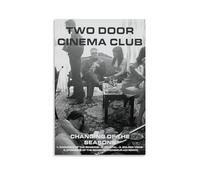 BATTTX Two Door Cinema Club Canvas Poster Bedroom Decor Sports Landscape Office Room Decor Gift Unframe-style 12x18inch(30x45cm)
