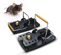 BATUUTAH 2Pack 14Cm Rat Traps - Quick Kill, Durable & Reusable Rodent Catcher