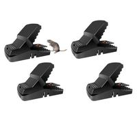 BATUUTAH 4 Pack 21Cm Xxl Rat Killer Traps Durable Reusable Easy To Use Rodent Catcher Large Pest Control Solution