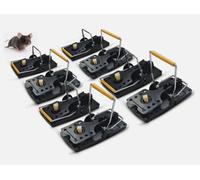 BATUUTAH 8 Pack 14Cm Instant Kill Rat Traps Big Rodent Catcher Snap Action Black