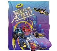 Batwheels Blanket, 152 x 127 cm Time for Action Silky Touch Super Soft Throw Blanket
