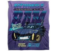 Batwheels Time For Action Batmobile Blanket Multicoloured (36In X 58In)