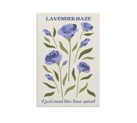 BATWHO Lavender Haze Canvas Art Decor for Bedroom, Bathroom, Office - Unframe: 12x18 inch (30x45 cm)