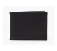 Batwing Bifold ID Leather Wallet Black