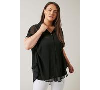 Batwing Blouse Evans Black 18