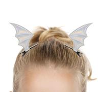 Batwing Clips - 2 Cosplay Hair Accessories | Halloween Bat Wing Clip Cosplay Party Costume Hairpin Hair Accessories for Halloween Decoration