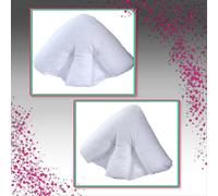Batwing Pillow Support for Neck & Back Pain, Hypo-Allergenic Well Padded Hollowfiber Orthopaedic Pillow Only.