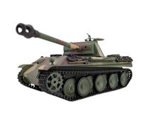 BAUBAUPLAY 1/16 Scale Remote Control RC Tank, RC German Panther G Tank Model Vehicle Model 2.4Ghz Radio Controlled Military Battle Tank Toy with Lights&Sounds