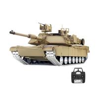 BAUBAUPLAY 1/16 Scale Remote Control RC Tank, RC USA M1A2 SEP V2 Main Battle Tank 2.4Ghz Radio Controlled Military Battle Tank Toy with Lights&Sounds