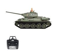 BAUBAUPLAY 1:16 T34/85 Battle Tank Model Building Tank (Upgraded Version/Army Green)