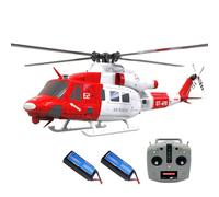 BAUBAUPLAY UH-1Y RC Helicopter, 2.4G 6CH Remote Controlled Helicopter with Lidar Location, Military Helicopter Toy Gift for Adults - RTF