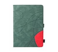 BAUBEY Case for 10.2 inch iPad 2021 9th & 8th & 7th Gen, Air 3, Pro 10.5, Protective Case with Card Holder & Pencil Holder, Auto Sleep/Wake Cover with Anti-slip Strips&Megnetic Buckle (Green)