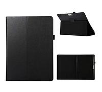 BAUBEY Case for Microsoft Surface Pro 8, Ultra Slim Multi-Angle Protective Stand Cover, Shockproof PU Leather Cover with Pencil Holder for 13.0" Microsoft Surface Pro 8 2021 Release (Black)