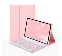 BAUBEY Keyboard Case for Lenovo Tab P11 Pro 11.5 2020 (Model: TB-J706F / TB-J706L), Slim Shell Lightweight Stand Cover with Detachable Wireless Bluetooth Keyboard (Pink)
