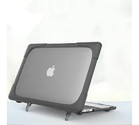 BAUBEY MacBook Pro 14 Inch Case 2021 Release A2442 with M1 Pro/Max Chip, Heavy Duty Hard Shell Dual Layer Protective Cover with Fold Kickstand for 2021 MacBook Pro 14" with Touch ID (Grey)