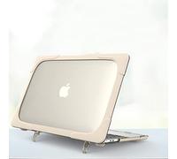 BAUBEY MacBook Pro 14 Inch Case 2021 Release A2442 with M1 Pro/Max Chip, Heavy Duty Hard Shell Dual Layer Protective Cover with Fold Kickstand for 2021 MacBook Pro 14" with Touch ID (Khaki)
