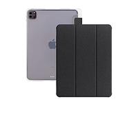 BAUBEY Magnetic Case Compatible with iPad Pro 11 2021/2020/2018, Multi-Angle Smart Stand Magnetic Cover with Pencil Holder, Auto Sleep/Wake Shockproof PU Leather Case for iPad Pro 11 (Black)