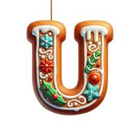 Baubles Christmas Decorations Christmas Decorations Tree a To Z Letter Decorative Xmas Pendant Personalized Diy Baubles Snowman Letter Hanging Ornament Uk Halloween Outdoor Outdoor Halloween