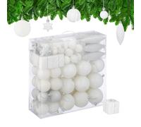 Baubles Ornaments Tree Decoration Christmas Set Classic Traditional Balls Bright