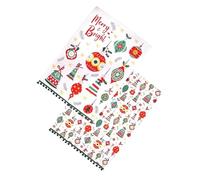 Baubles Recycled Cotton Set of 2 Tea Towels - Green