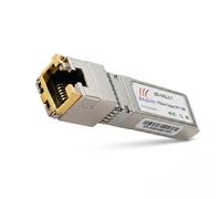 BAUDCOM 10G SFP+ to RJ45 Copper Transceiver, 10GBase-T Module up to 30 Meters over Cat 6a/7/8, Compatible with Cisco SFP-10G-T-S, Ubiquiti UniFi, Netgear, Mikrotik S+RJ10, TP-Link, 1-Pack