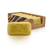 Baudelaire Exfoliating Sea Loofah Bar Soap - Triple Milled with 100% Natural Fragrance, 2% Seaweed and Sustainable Palm Oil (6 Individually Wrapped Bars)