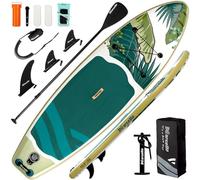 Baudelio Inflatable Stand UP Paddle Board, 10’6 x 33” x 6” Paddle Board with Backpack, Pump, non slip Mat, Phone Case Ultra-Light Paddle Boards for Adults