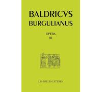 Baudri de Bourgueil, Opera III. Oeuvres En Prose (Textes Hagiographiques): 49 (Auteurs Latin Du Moyen Age)