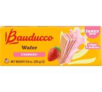 Bauducco Strawberry Waffles - Crispy Waffle Cookies with 3 Delicious, Pampering, Decadent Layers of Strawberry Cream - Delicious Sweet Snack or Dessert - 9 oz (Pack of 1)