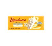 Bauducco Vanilla Waffle Cookies - Sugar Free, Delicious and Crispy Waffles - 0g Added Sugar - 3 Creamy Layers - Ideal for Snacks and Desserts - No Artificial Flavors - 5oz (Pack of 1)