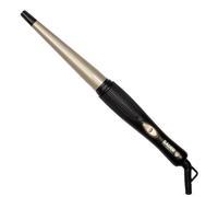 Bauer 38870 Tourmaline Coated Curling Wand/Produces Professional Looking Curls for All Hair Types / 13mm to 19mm Cone Shaped Barrell / 180° Heat / 360° Swivel Cord/Cool Touch Tip