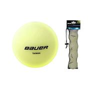 Bauer 4 Pack No Bounce Street Hockey Balls, Cool or Warm Weather