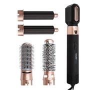 Bauer 5-in-1 Hair Styler 38879: Curl, Straighten, Volumize, Smooth & Dry; 800-1000W, 3 Heat, 2m Rotating Cord