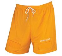 Bauer Core Mesh Jock Shorts - Ice Hockey Athletic Supporter with Protective Cup in Youth Sizes Yellow