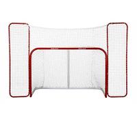Bauer Goal 6' x 4' with Backstop, 25,000D Alloy Steel Net