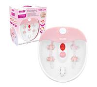 Bauer Professional 39209 Foot Spa & Massager | Temperature Controlled | Bubble/Heat/Massage Functions | Non-Slip Feet & Anti-Splash Guard