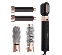 Bauer Professional 5-in-1 Hot Air Styler/Hair Dryer Brush to Curl, Straighten, Volumise, Smooth & Dry / 3 Heat Settings/Multi-Functional Hair Styling Tool 38879