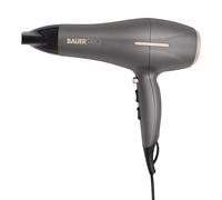 Bauer Professional 39809 TourmaPro 2200W Hair Dryer/Smooth and Shine Fast Drying Ionic Conditioning/Includes Concentrator/Grey & Gold