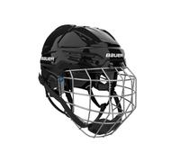Bauer Re-Akt 55 Ice Hockey Helmet Combo Senior Black (Black, M)