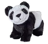 Bauer Spielwaren 12975 I Like My Planet Panda Soft Toy Made From Recycled Material, Black and White