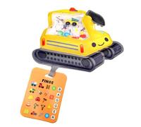 Bauer Spielwaren Bizyboo Excavator: Hidden Object Work Bag, Hide and Seek Fun, for Children Ages 3 and Up (21005), Yellow