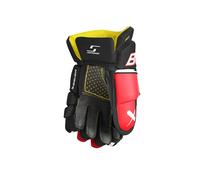Bauer Supreme M3 Black/Red Junior Hockey Gloves 10 inches