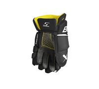 Bauer Supreme M3 Black/White Junior Hockey Gloves 10 inches