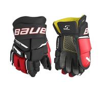 Bauer Supreme M3 Junior Gloves, Size: 10 Inches, Colour: Black/Red