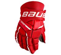 Bauer Supreme M3 Red Senior Hockey Gloves 14 inches