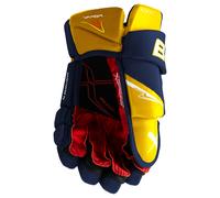 Bauer Vapor FLY40 Navy/Gold Senior Hockey Gloves 14 inches