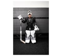 Bauer Vapor FLYPRO White/Silver Senior Composite Goalie Stick 25″, R (full right)