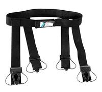 Bauer Youth Garter Belt, Black, Medium