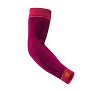 BAUERFEIND, 1 Pair of Unisex Right/Left Compression Arm Sleeves, Strengthening the arm muscles during ball and endurance sports, Size: L short, Pink, 29355019500023